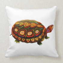 Central American Wood Turtle Pillow