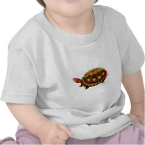 Central American Wood Turtle t-shirts by twopurringcats Central American Wood Turtle t-shirts