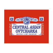 Central Asian Ovtcharka Postcard