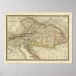 Central Balkan Peninsula Austria Hungary Poster