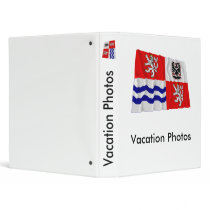 Central Bohemia Waving Flag Vinyl Binder