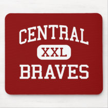 Central - Braves - High School - Tulsa Oklahoma mousepads