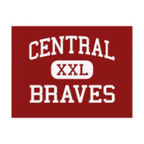 Central - Braves - High School - Tulsa Oklahoma postcards by customteamsportswear Central - Braves - High School - Tulsa Oklahoma postcards