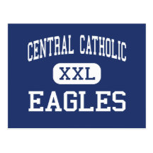 Central Catholic - Eagles - High - Bloomington Postcard