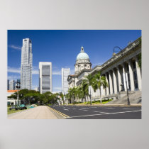 Central district of Singapore Print