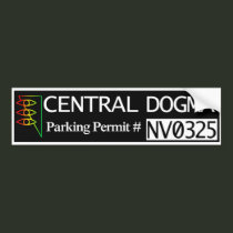 Central Dogma Parking Permit bumper stickers