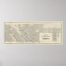 Central Fresno, California Poster
