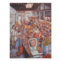 Central Market in Lancaster City Fine Art Poster Photographic Print