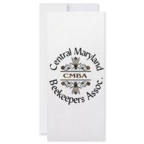 Central Maryland Beekeepers Logo rack cards by Beekeepers Central Maryland Beekeepers Logo rack cards