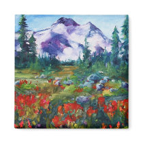 central Oregon Indian Paintbrush magnets