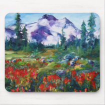 central Oregon Indian Paintbrush mousepads by DocWyatt central Oregon Indian Paintbrush mousepads