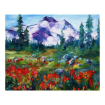 Central Oregon Indian Paintbrush posters