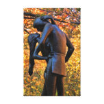 Central Park Autumn: Romeo & Juliet Statue 01 Gallery Wrap Canvas