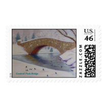Central Park Bridge postage