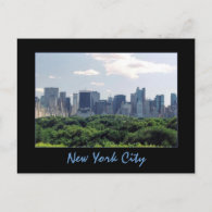 Central Park & Central Park South Postcard