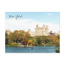 central park colors post card