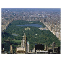 Central Park from the south, New York City, USA Flyers