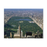 Central Park from the south, New York City, USA Post Cards