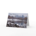 Central Park in Snow Greeting Card - Customized