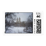 Central Park in Winter, Through the Trees postage