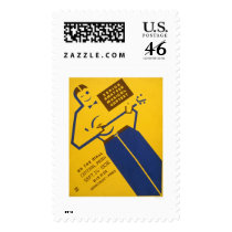 Central Park Musical 1936 WPA Postage Stamp