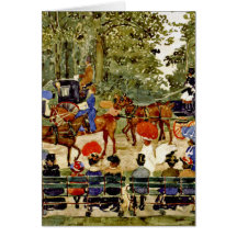 Central Park, New York City by M. Prendergast Card