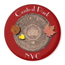 Central Park New York City Refrigerator Magnets