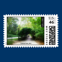 Central Park, NYC stamps