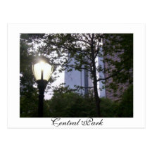 Central Park Post Card