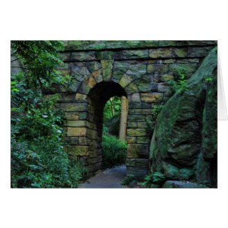Central Park: Ramble Stone Arch Greeting Card