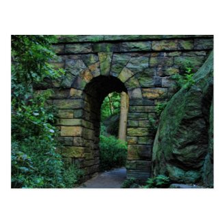 Central Park: Ramble Stone Arch Postcard