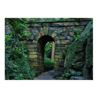 Central Park: Ramble Stone Arch Print