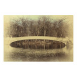 Central Park’s Bow Bridge Photo Wood Prints