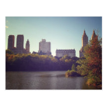 Central Park Skyline, Late Summer, New York City Post Cards