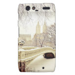 Central Park Snow - Winter New York Droid RAZR Covers