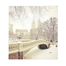 Central Park Snow - Winter New York Note Pad