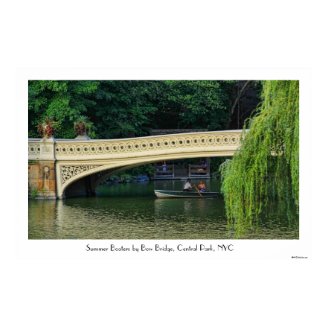 Central Park: Summer Boaters by Bow Bridge 1C Posters