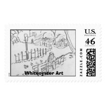 Central Park, Whiteoyster Art postage