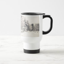 Central Park Winter Path - New York City Coffee Mug