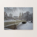 Central Park Winter Puzzle - Bow Bridge puzzle