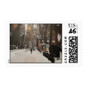 CENTRAL PARK ZOO IN THE SNOW postage