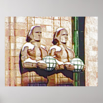 Central Railway Station, Helsinki Print