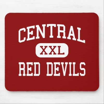 Central - Red Devils - High - Phenix City Alabama Mouse Mats by 