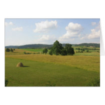 Central Serbian Farms Greeting Card