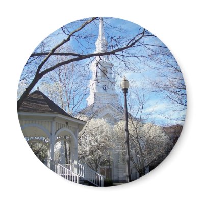Central Square, Keene, NH Fridge Magnet by dduhaime55