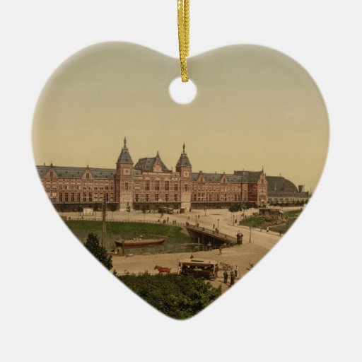 central station amsterdam netherlands ceramic ornament central station amsterdam netherlands ceramic ornament
