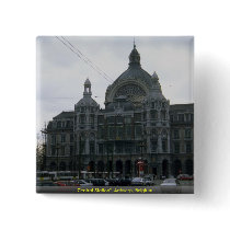 Central Station", Antwerp, Belgium Pin