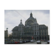 Central Station", Antwerp, Belgium Post Cards