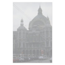 Central Station", Antwerp, Belgium Personalized Stationery