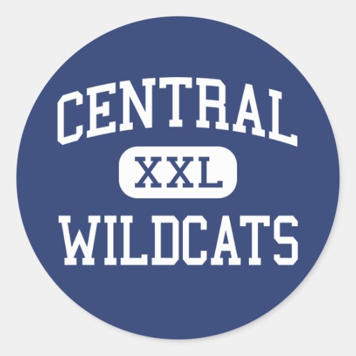 Central - Wildcats - High School - Pueblo Colorado Round Sticker